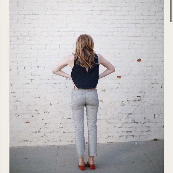 Lykke Wulff Ranch Pants in Railroad Stripe - X-Small - Picture 7 of 9